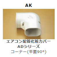 AK-**　コーナー　(平面90°)