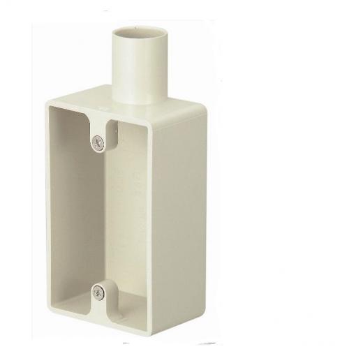 SW1221JHW　露出用スイッチボックス　1方出　(深型)　(アイボリー)　22