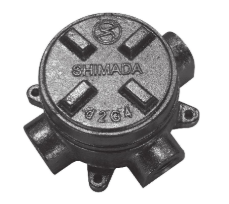 SGT-**H　耐圧防爆構造ジャンクションボックス　3方出