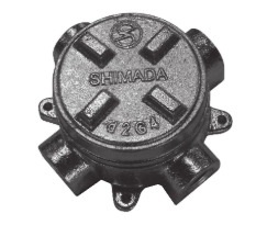 SGX-**H　耐圧防爆構造ジャンクションボックス　4方出