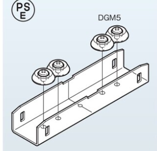 DG1　レースウェイ用　継ぎ金具(直線)