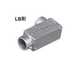 (TCUBZ**)　ねじつき　ユニバーサルエルボLB型　鋳鉄製　厚鋼