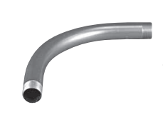 (N**)　ノーマルベンド　ねじ付　(薄鋼)